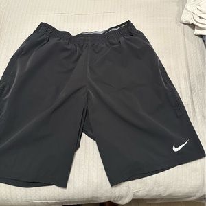 Nike Black Dri-Fit Tennis Shorts 9 in size Extra-Large